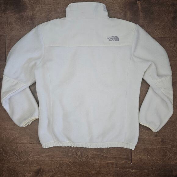 The North Face Zip Up Fleece Jacket Girls Size Large White - Picture 2 of 8